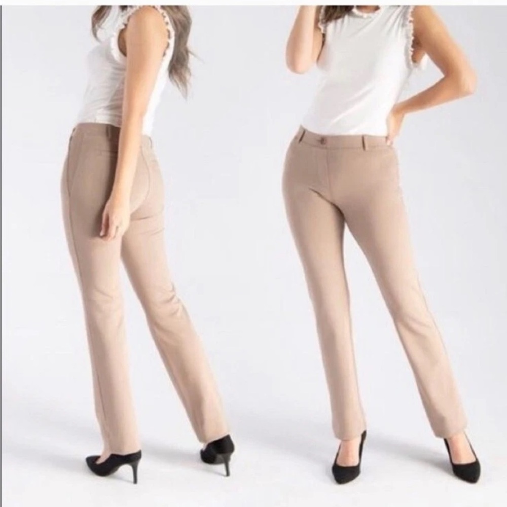 BETABEAND Stretchy Dress Khaki Straight Leg W0076-TKA Pant S
